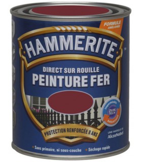 Hammerite Peinture fer Direct sur rouille Brillant