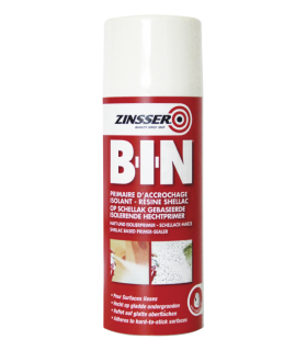 Primaire d'accrochage Isolant taches Aérosol Zinsser BIN 400ml