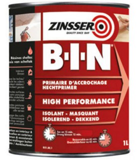 Primaire d'accrochage Isolant taches Zinsser BIN