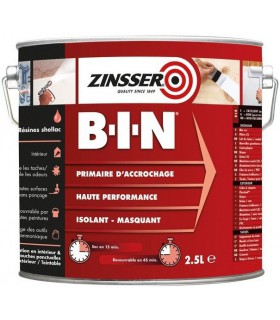 Primaire d'accrochage Isolant taches Zinsser BIN
