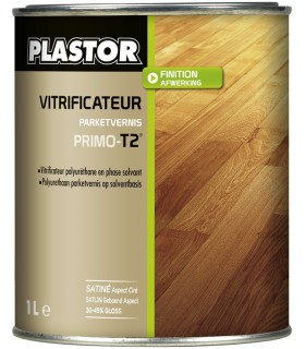 Plastor Vitrificateur polyuréthane Primo -T2- Satiné Aspect Ciré