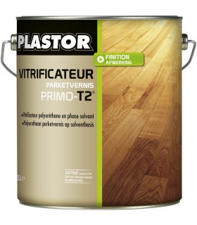 Plastor Vitrificateur polyuréthane Primo -T2- Satiné Aspect Ciré