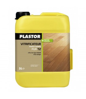 Plastor Vitrificateur polycarbonate Pur - T2 - Extra mat - Aspect Brut