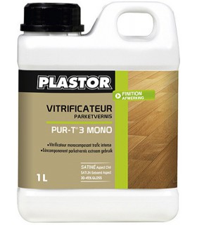 Plastor Vitrificateur Monocomposant Pur - T3 - Mono Satiné - Aspect Ciré