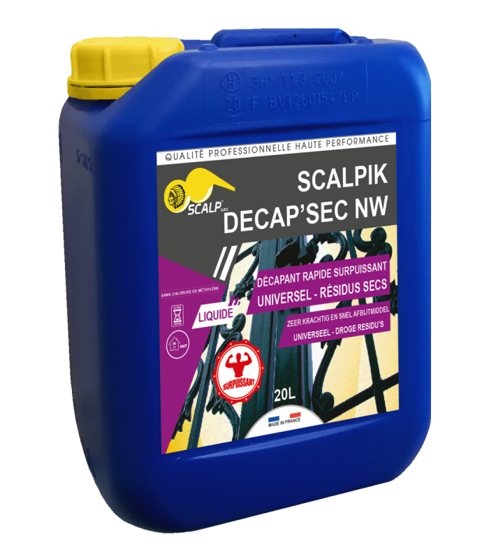Décapant liquide, sans rinçage - Scalpik Decap'sec NW