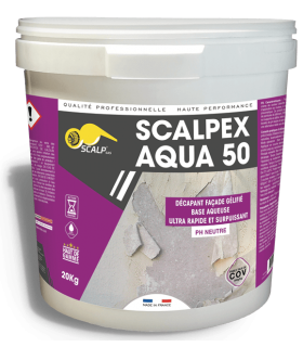 Décapant Façade, gélifié - Scalpex Aqua 50 - 20L