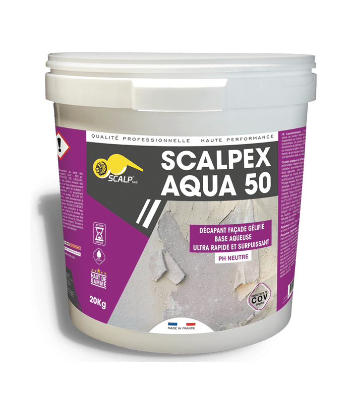 Décapant Façade, gélifié - Scalpex Aqua 50 - 20L