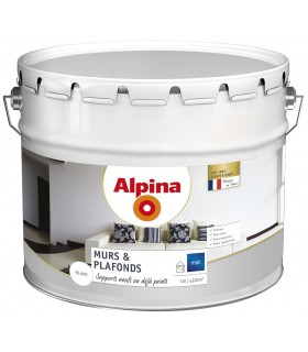 Alpina Peinture Acrylique Murs & Plafonds Blanc Mat