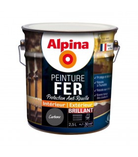 Alpina Peinture Fer Protection Antirouille - Intérieur & Extérieur - Brillant