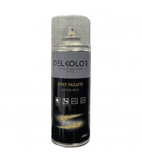 Delkolor Peinture en Aérosol Effet Pailleté 400ml
