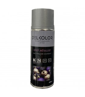 Delkolor Peinture en Aérosol Effet Métallisé - 400ml