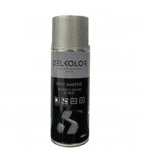 Peinture en aérosol effet martelé Delkolor 400 ml
