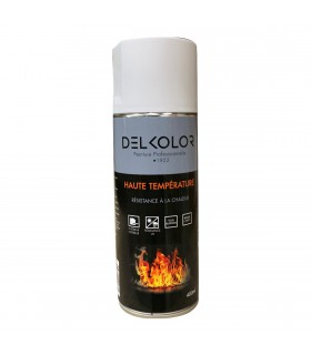 Delkolor Peinture haute température en aérosol 400 ml