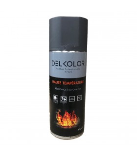 Delkolor Peinture haute température en aérosol 400 ml