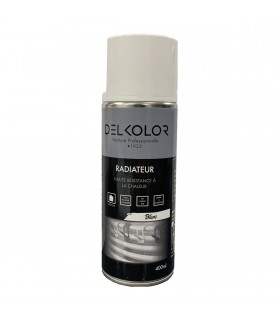 Delkolor peinture spéciale radiateur en aérosol 400 ml