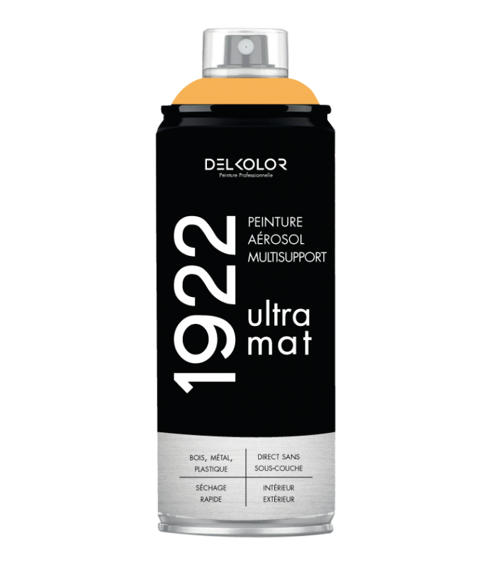 Delkolor Peinture Multi Supports Aérosol Mat 1922 - 400 ml