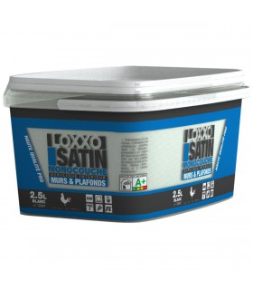Loxxo Peinture Acrylique Murs et Plafonds Monocouche Satin