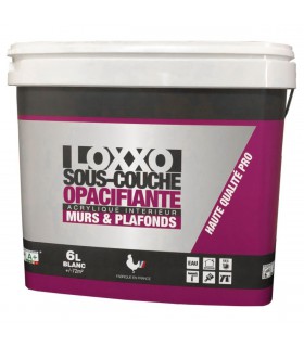 Loxxo Sous-couche opacifiante acrylique pour murs et plafonds
