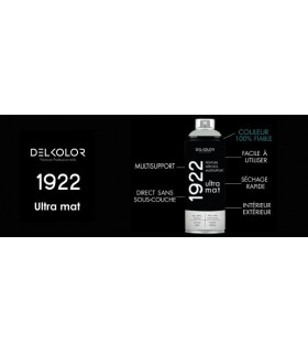 Delkolor Peinture Multi Supports Aérosol Mat 1922 - 400 ml
