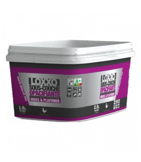 Loxxo Sous-couche opacifiante acrylique pour murs et plafonds