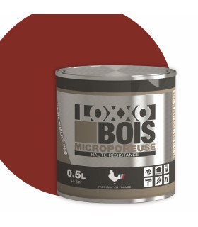 Loxxo Peinture Bois Glycéro Microporeuse - Haute Résistance - Intérieur & Extérieur