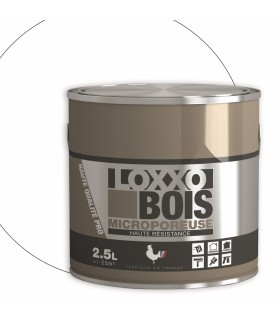 Loxxo Peinture Bois Glycéro Microporeuse - Haute Résistance - Intérieur & Extérieur