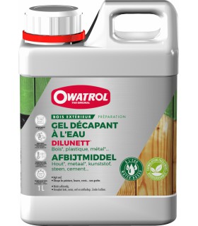 Owatrol Dilunett gel décapant à l'eau pour peintures et vernis