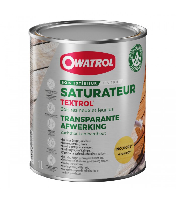 Owatrol Saturateur Textrol Bois Résineux et Feuillus