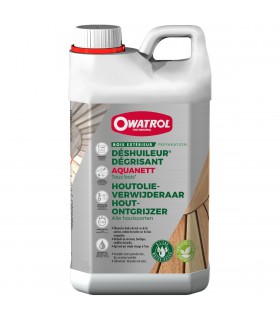 Owatrol Déshuileur Dégraissant Aquanett pour bois extérieur