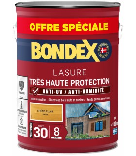 Bondex Lasure Très Haute Protection Satin 8 ans pour bois extérieur