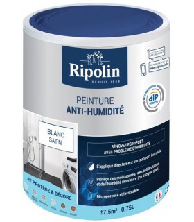 Ripolin Peinture Anti-Humidité Microporeuse et Lessivable