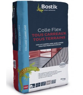 Colle carrelage universelle Bostik Flex pour tous carreaux