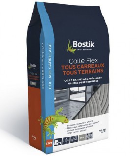 Colle carrelage universelle Bostik Flex pour tous carreaux