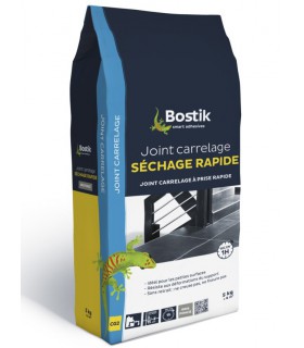 Bostik Joint séchage rapide gris foncé 5kg
