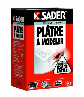 Plâtre à modeler Sader 1kg