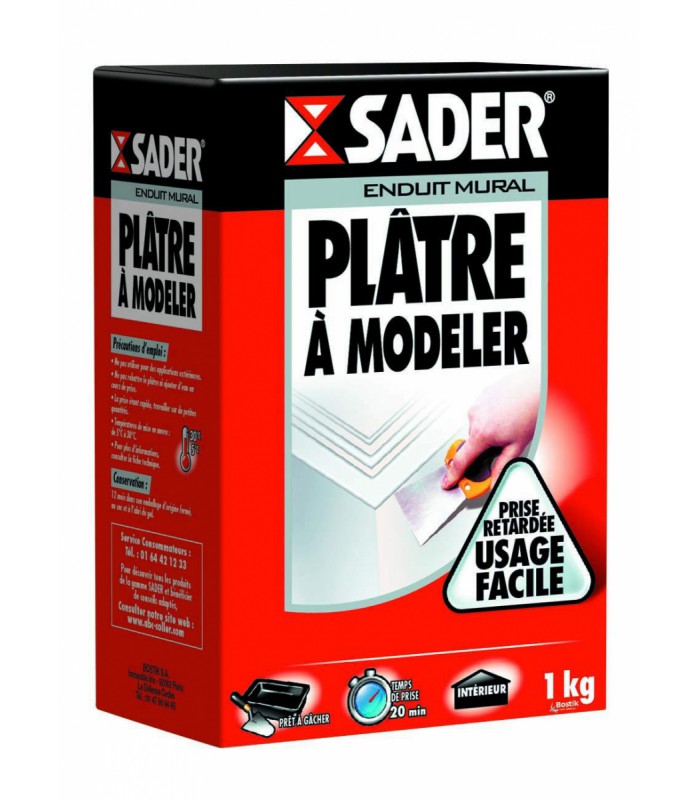 Plâtre à modeler Sader 1kg