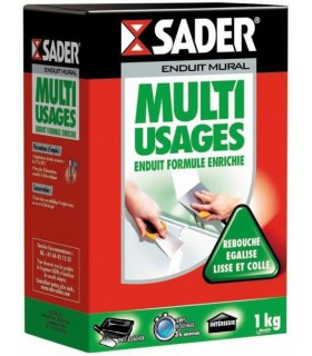 Enduit mural multi-usages Sader 1kg