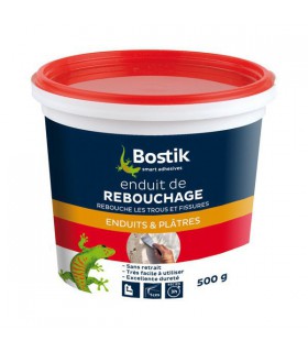 Enduit rebouchage pâte Bostik