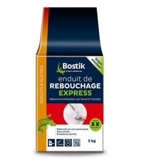 Enduit rebouchage express poudre Bostik
