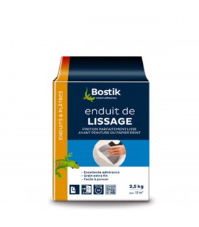 Enduit de lissage en poudre Bostik - finition extra fine