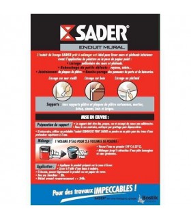 Enduit de lissage Sader 1kg