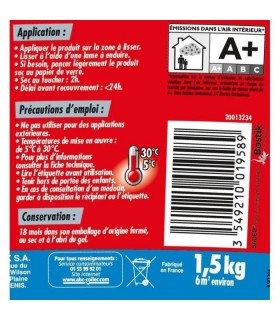 Enduit de lissage Sader