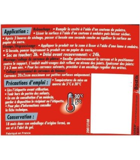 Enduit mural multi‐usages Sader prêt à l'emploi intérieur extérieur