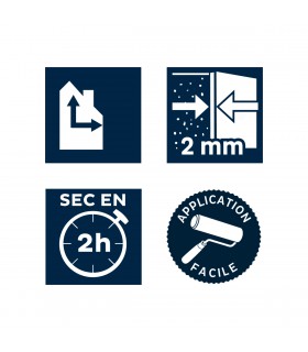 Enduit lissage facile pâte 4kg spécial rouleau