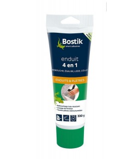Enduit 4 en 1 pâte Bostik rebouchage et lissage
