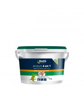 Enduit 4 en 1 pâte Bostik rebouchage et lissage