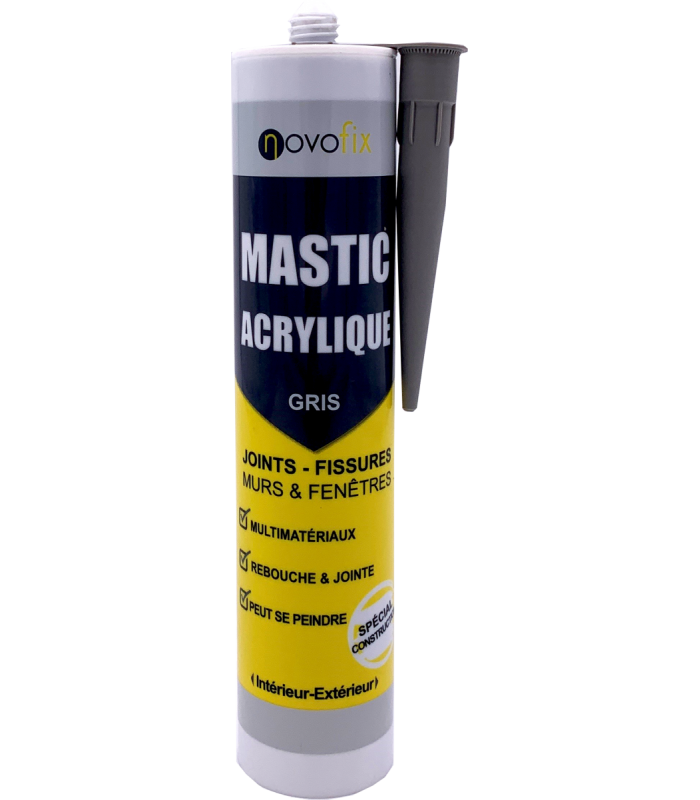 Mastic acrylique Murs et Fenêtres Novofix 280ml