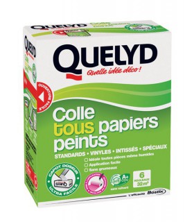 Colle tous papiers peints indicateur coloré