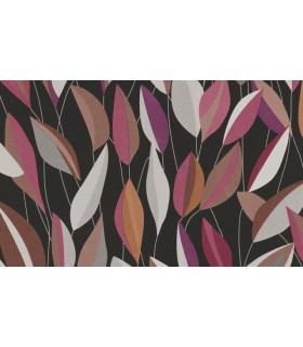 PP INTISSE CASUAL FEUILLE MIX NOIR - 10,05 X 0,53M