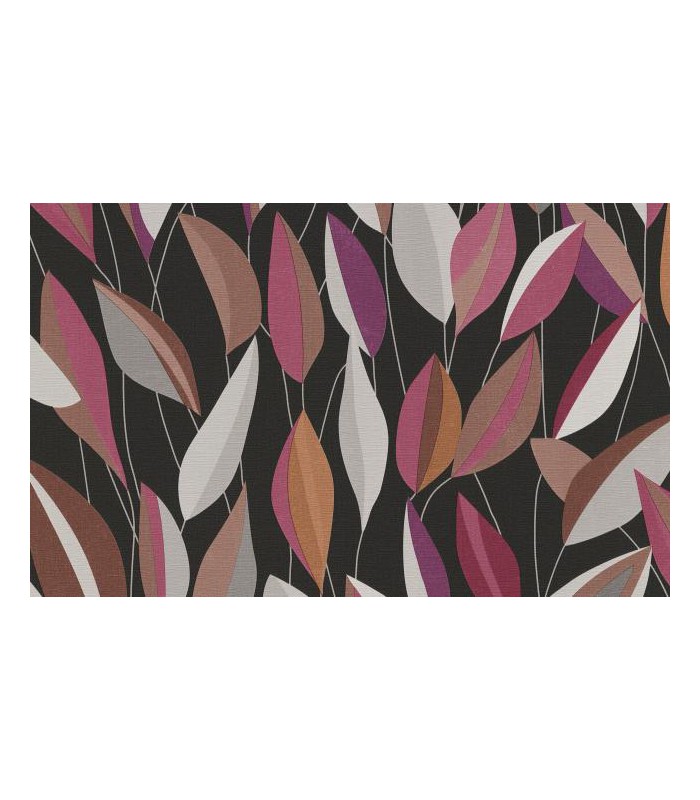 PP INTISSE CASUAL FEUILLE MIX NOIR - 10,05 X 0,53M